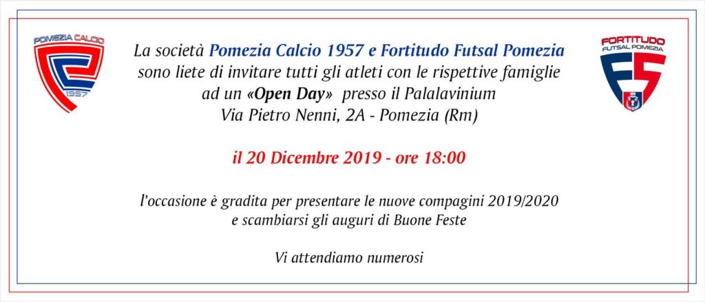 Festa di Natale: Venerdì 20 dicembre alle ore 18,00 presso il Palalavinium, non mancate!